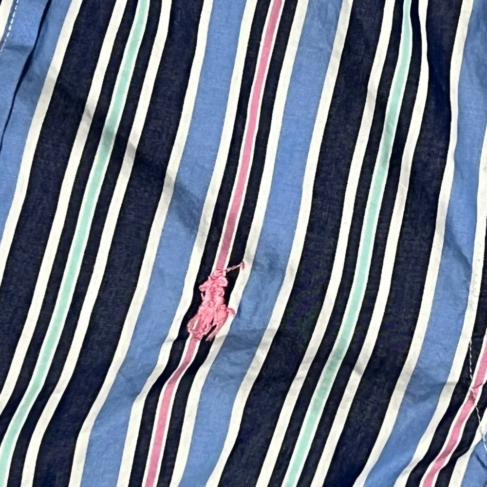 Polo Ralph Lauren Natural Stretch Striped Short Sleeve Boys Kids Shirt